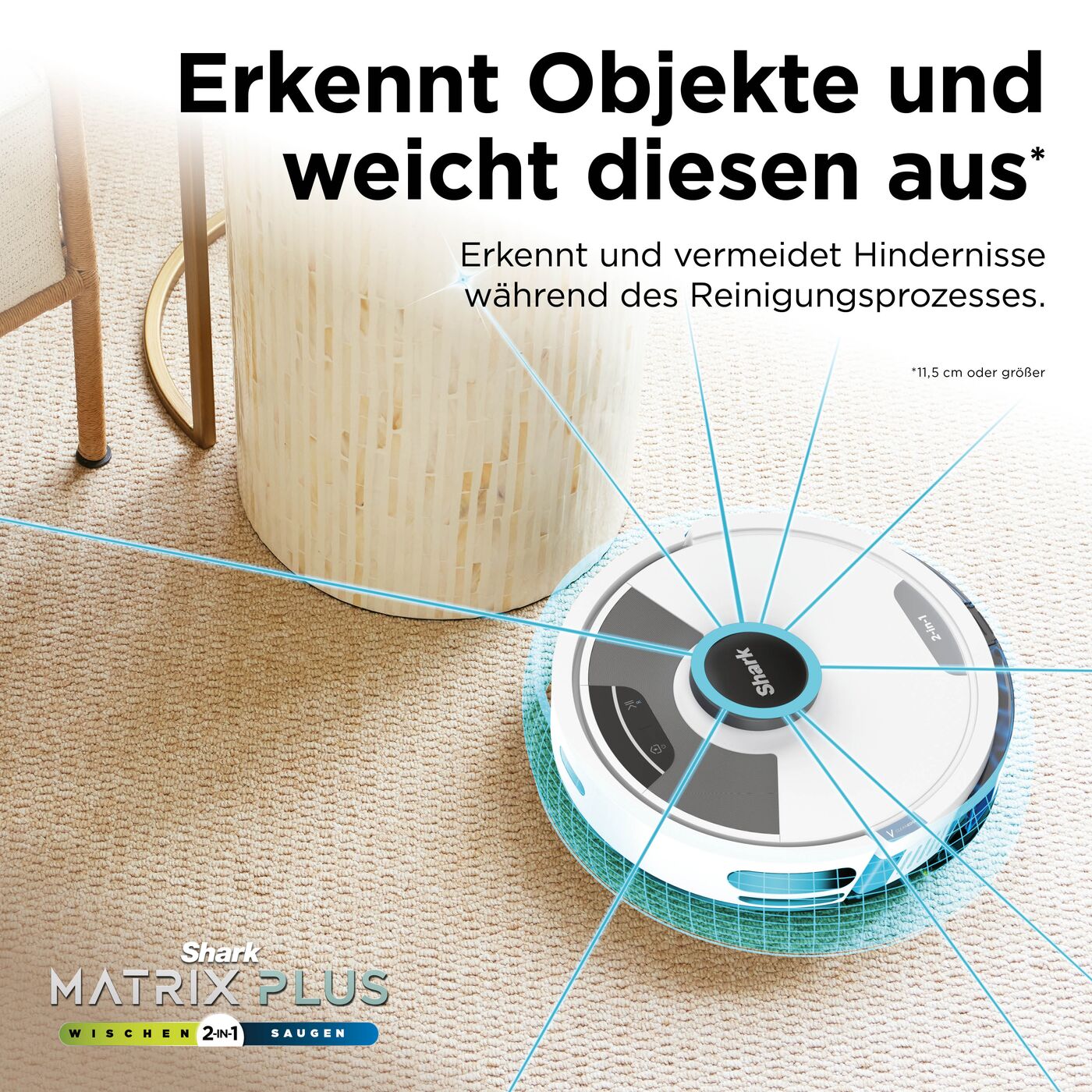 Shark RV2620WACH 2-in-1 Saug- und Wischroboter