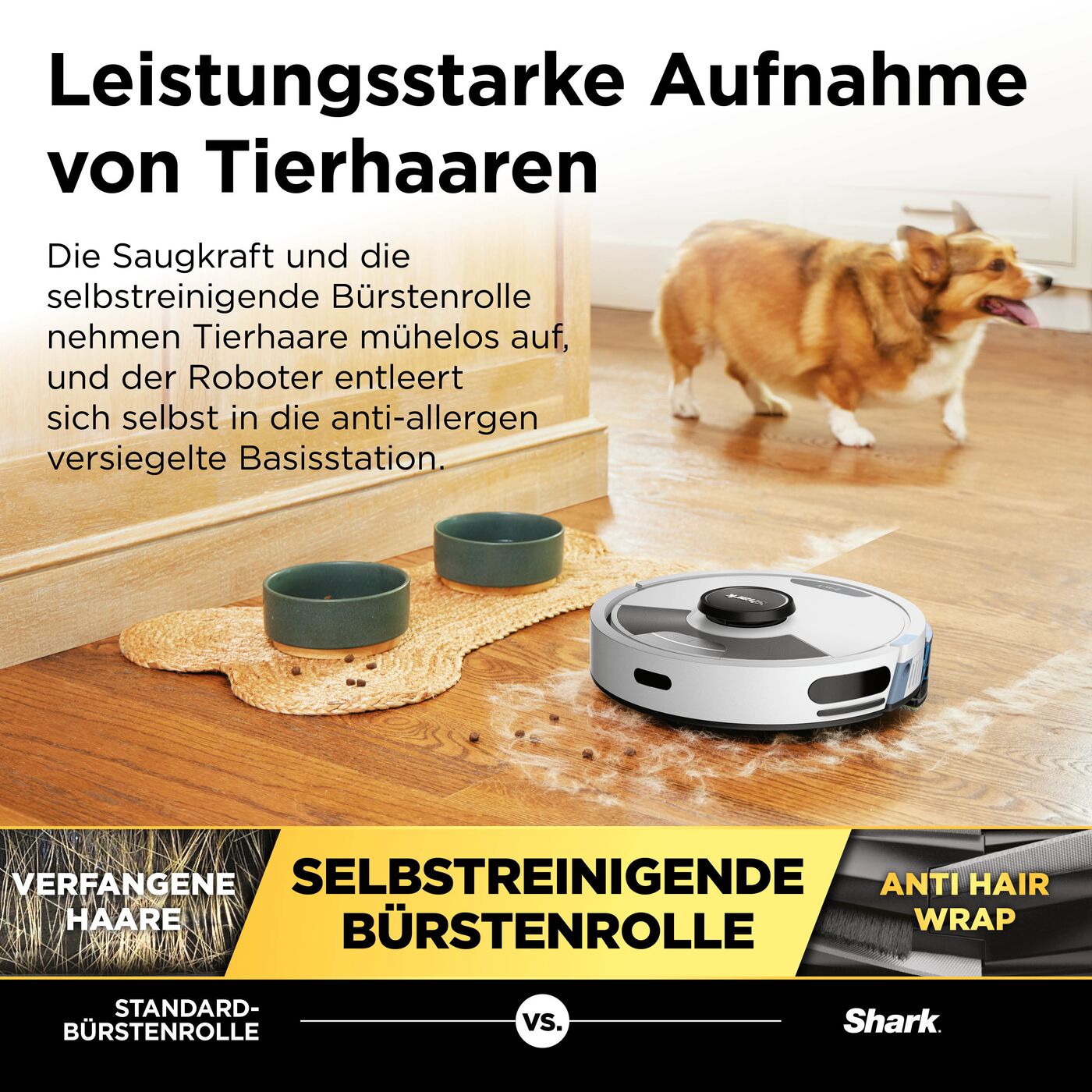 Shark RV2620WACH 2-in-1 Saug- und Wischroboter