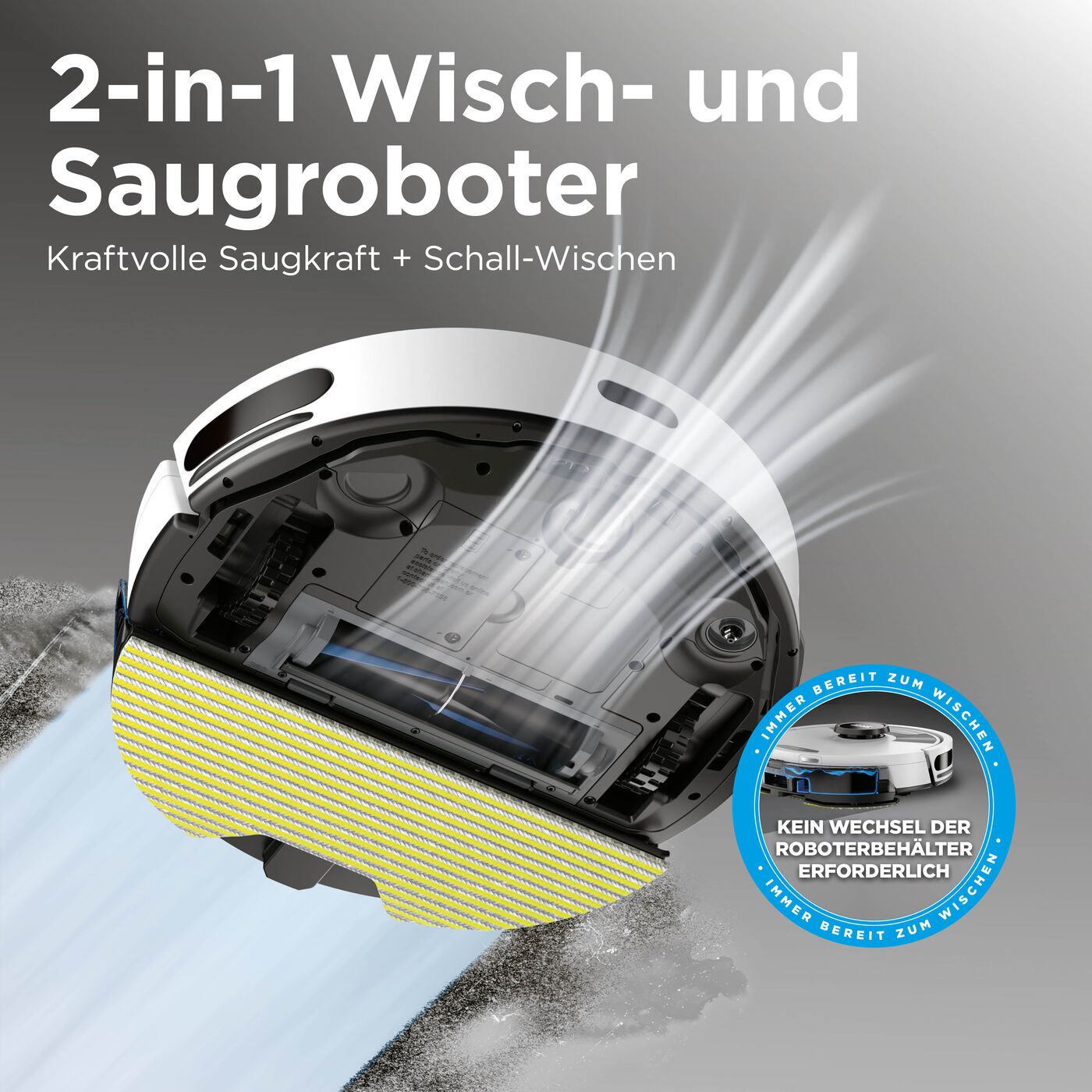 Shark RV2620WACH 2-in-1 Saug- und Wischroboter