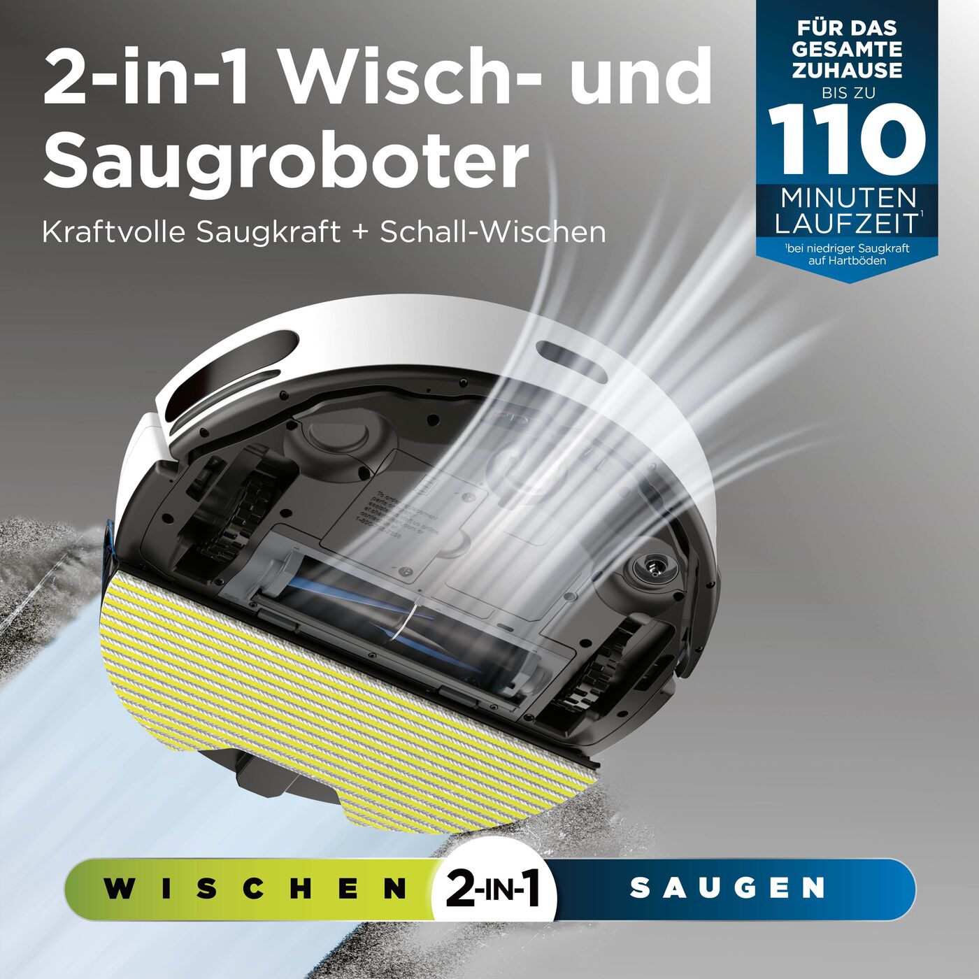 Shark RV2620WACH 2-in-1 Saug- und Wischroboter