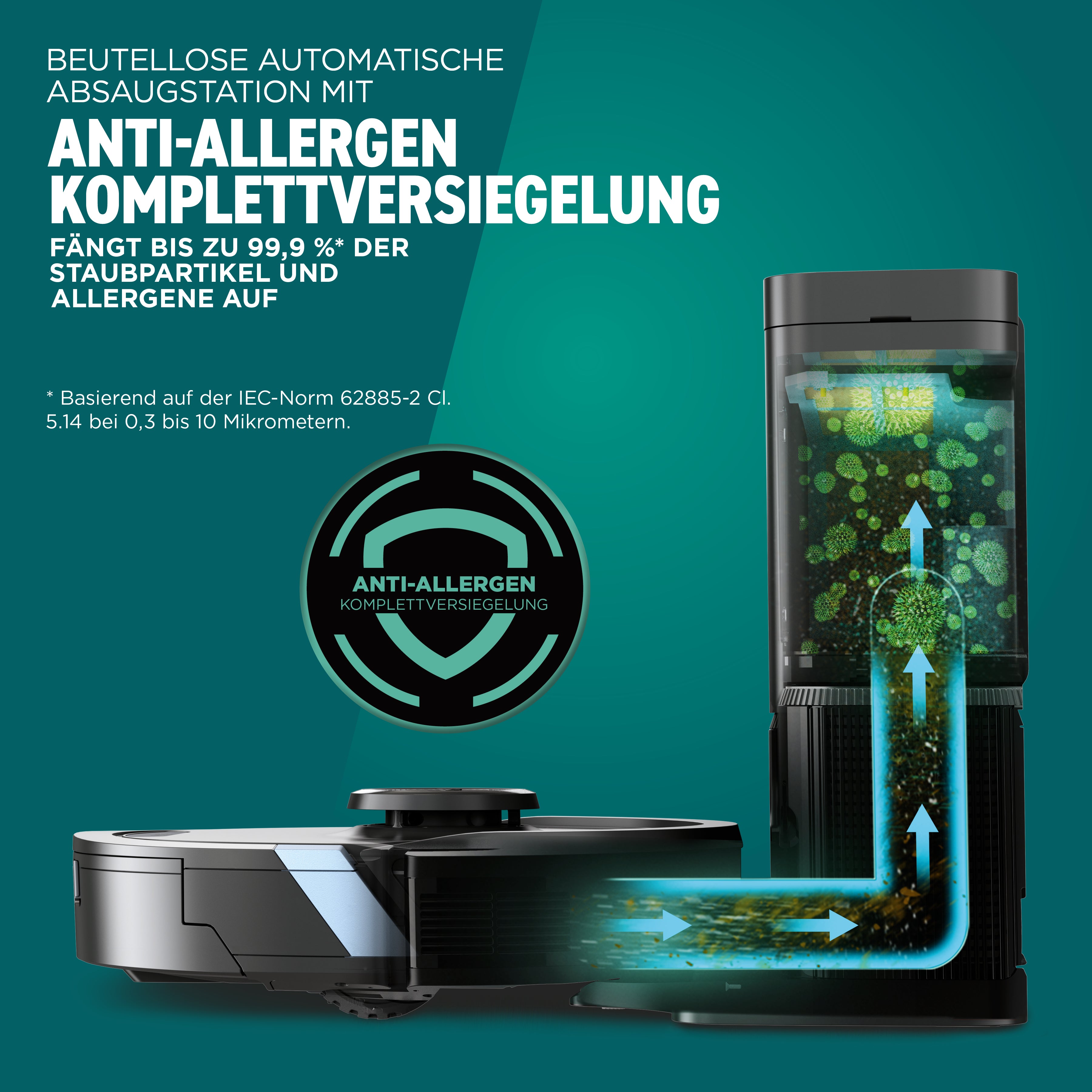 Shark RV2620WACH 2-in-1 Saug- und Wischroboter