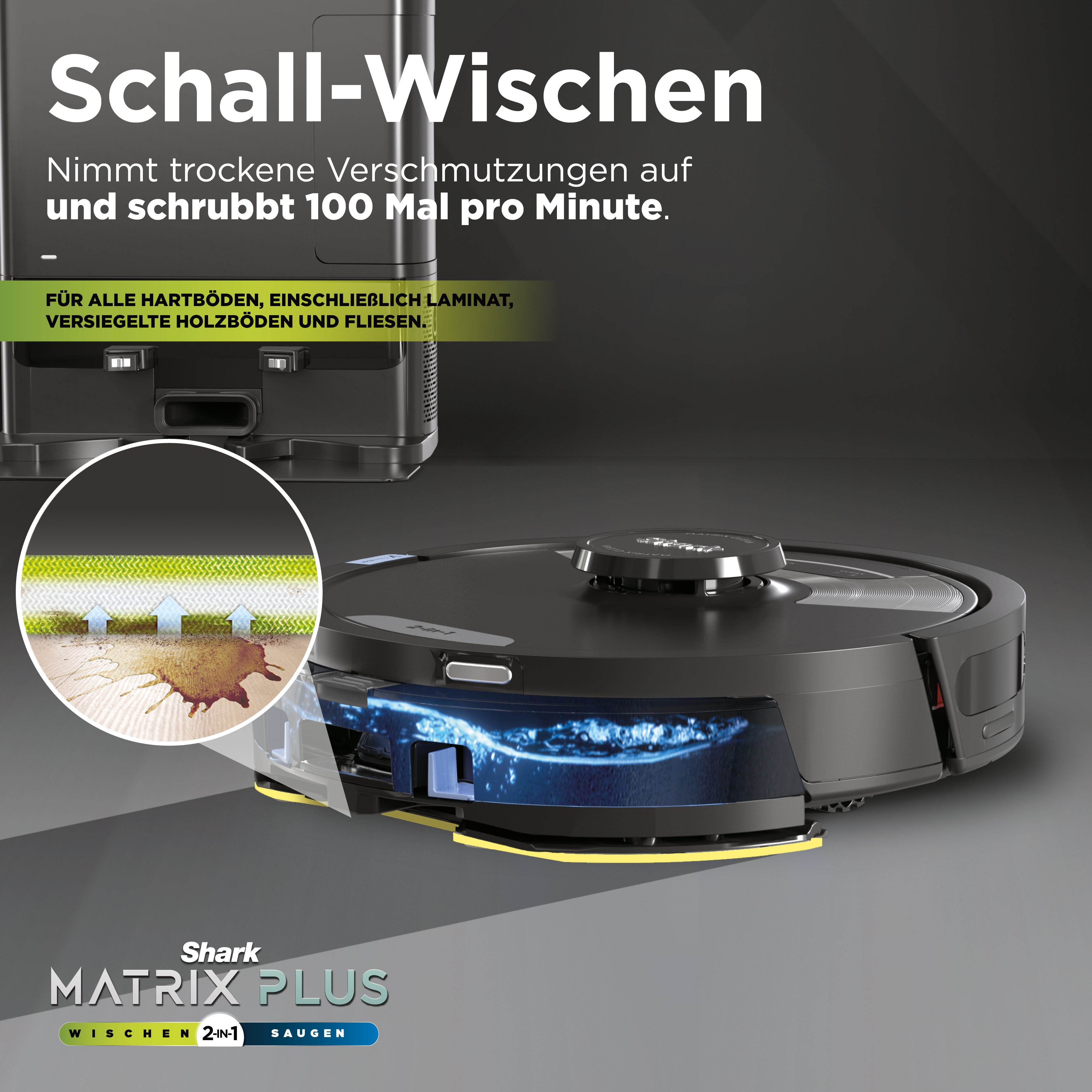 Shark RV2620WACH 2-in-1 Saug- und Wischroboter