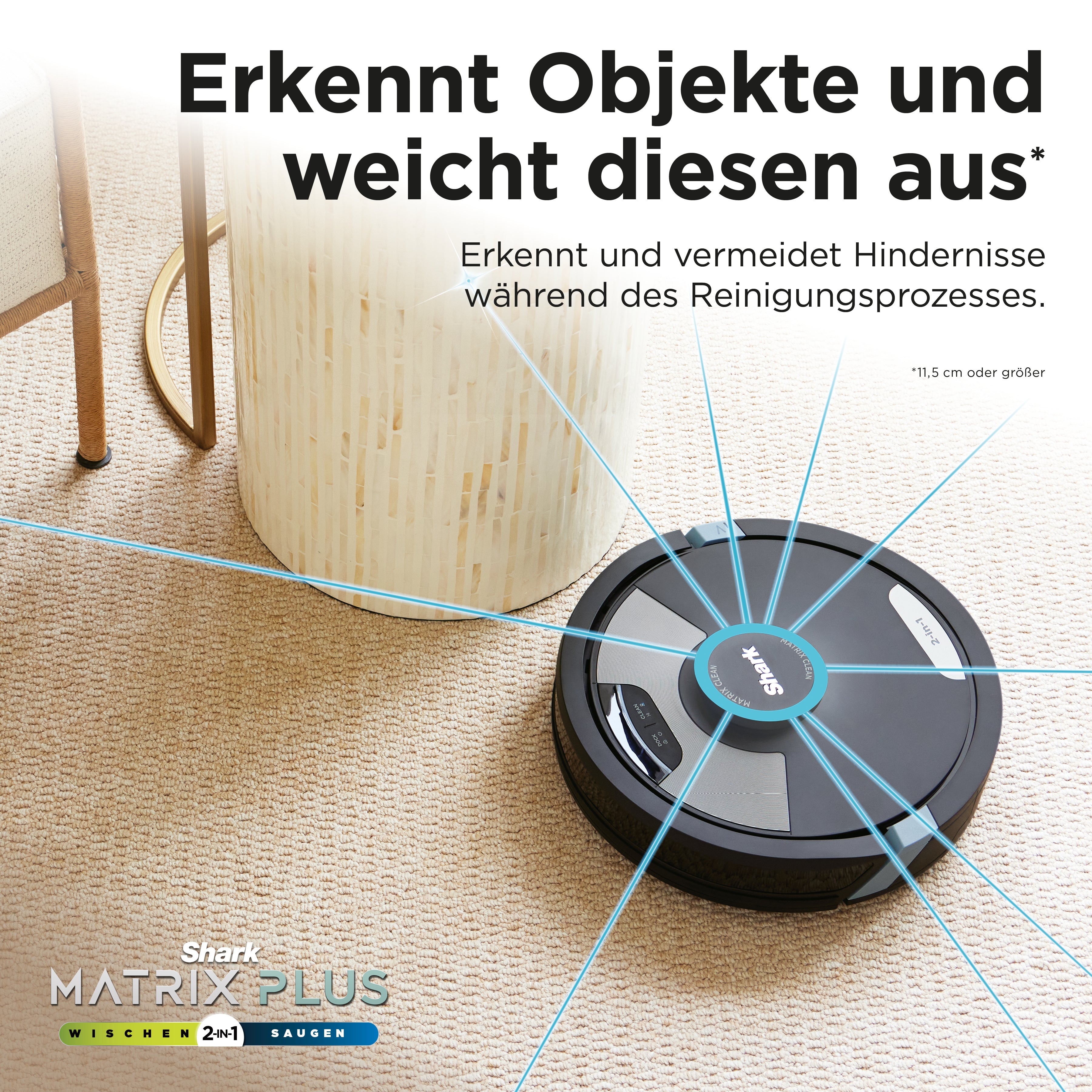 Shark RV2620WDCH 2-in-1 Saug- und Wischroboter