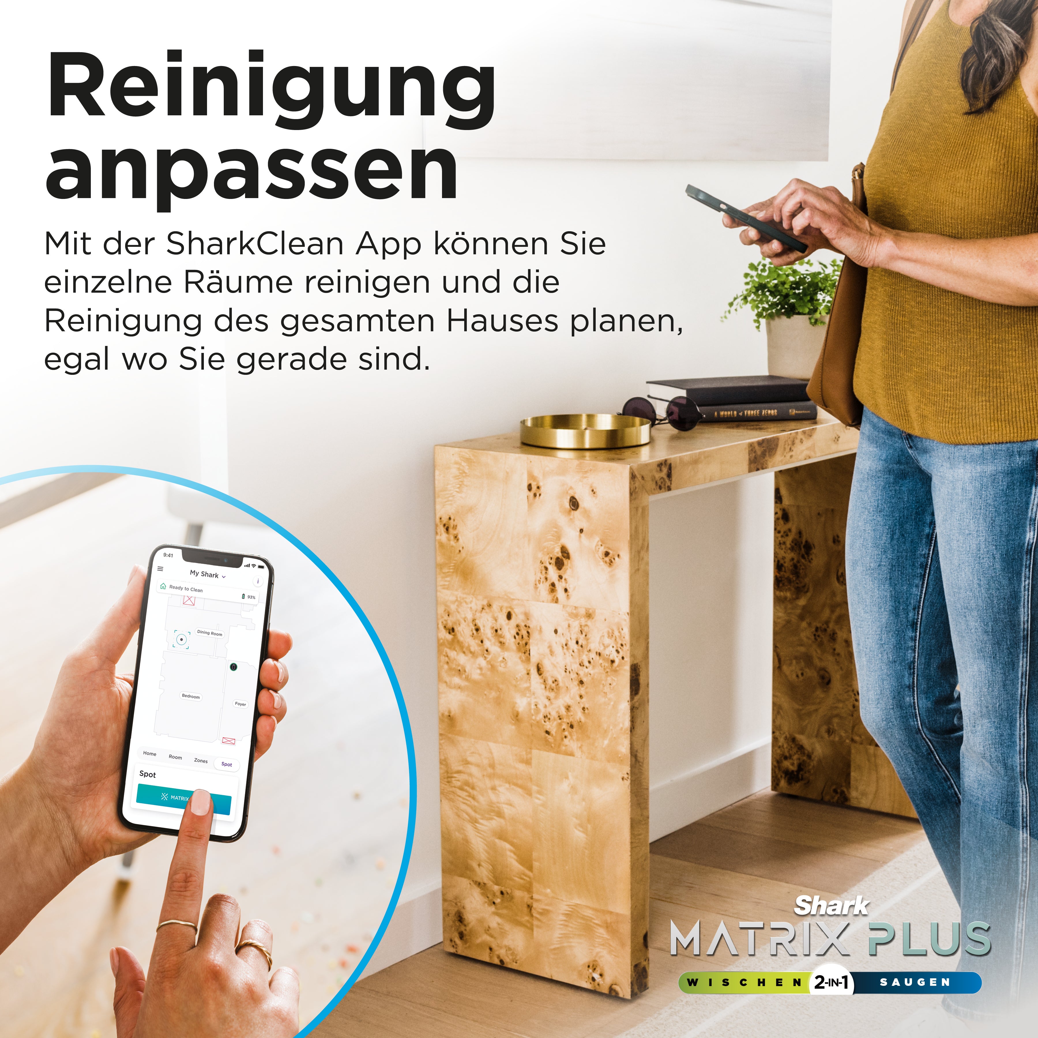 Shark RV2620WDCH 2-in-1 Saug- und Wischroboter