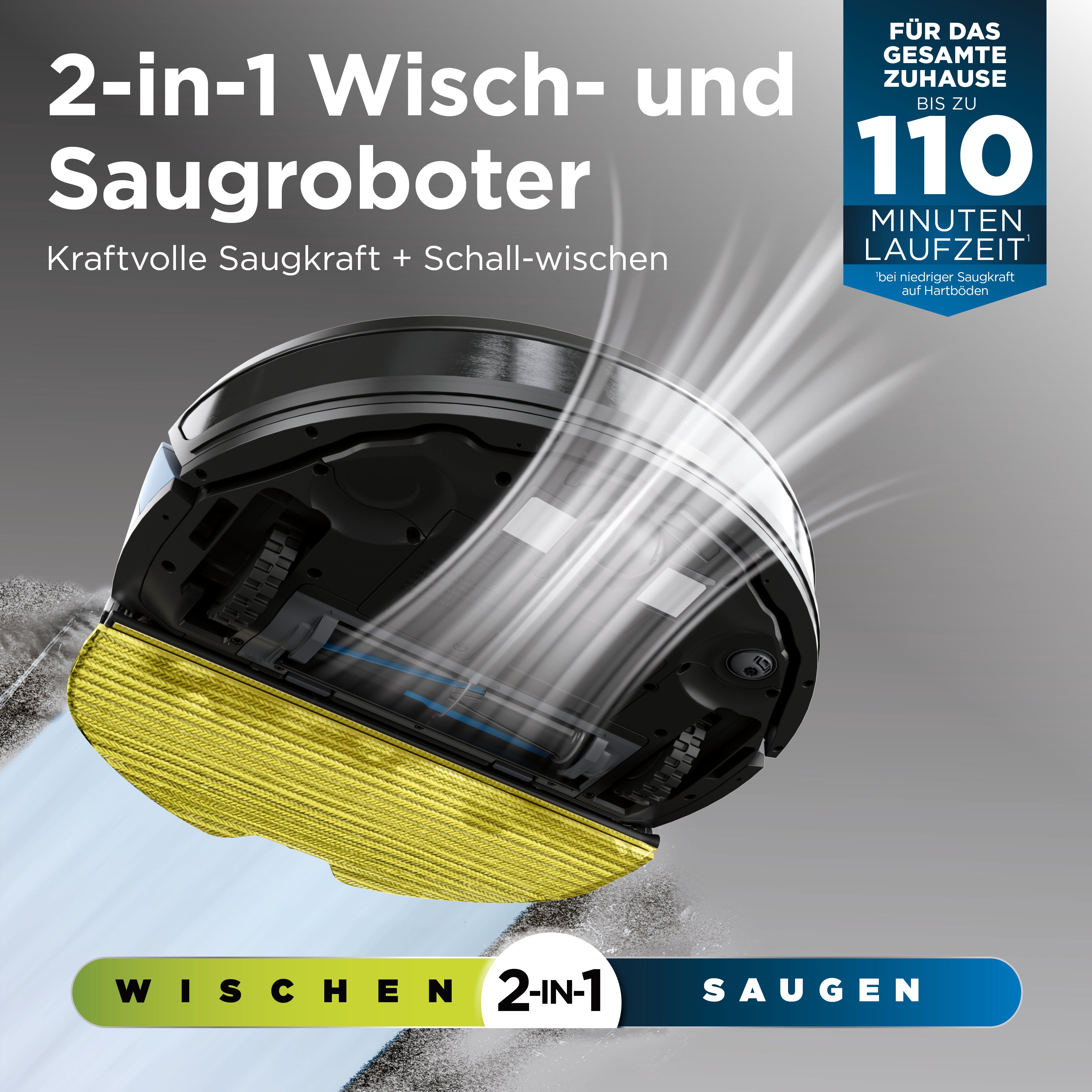 Shark RV2620WDCH 2-in-1 Saug- und Wischroboter