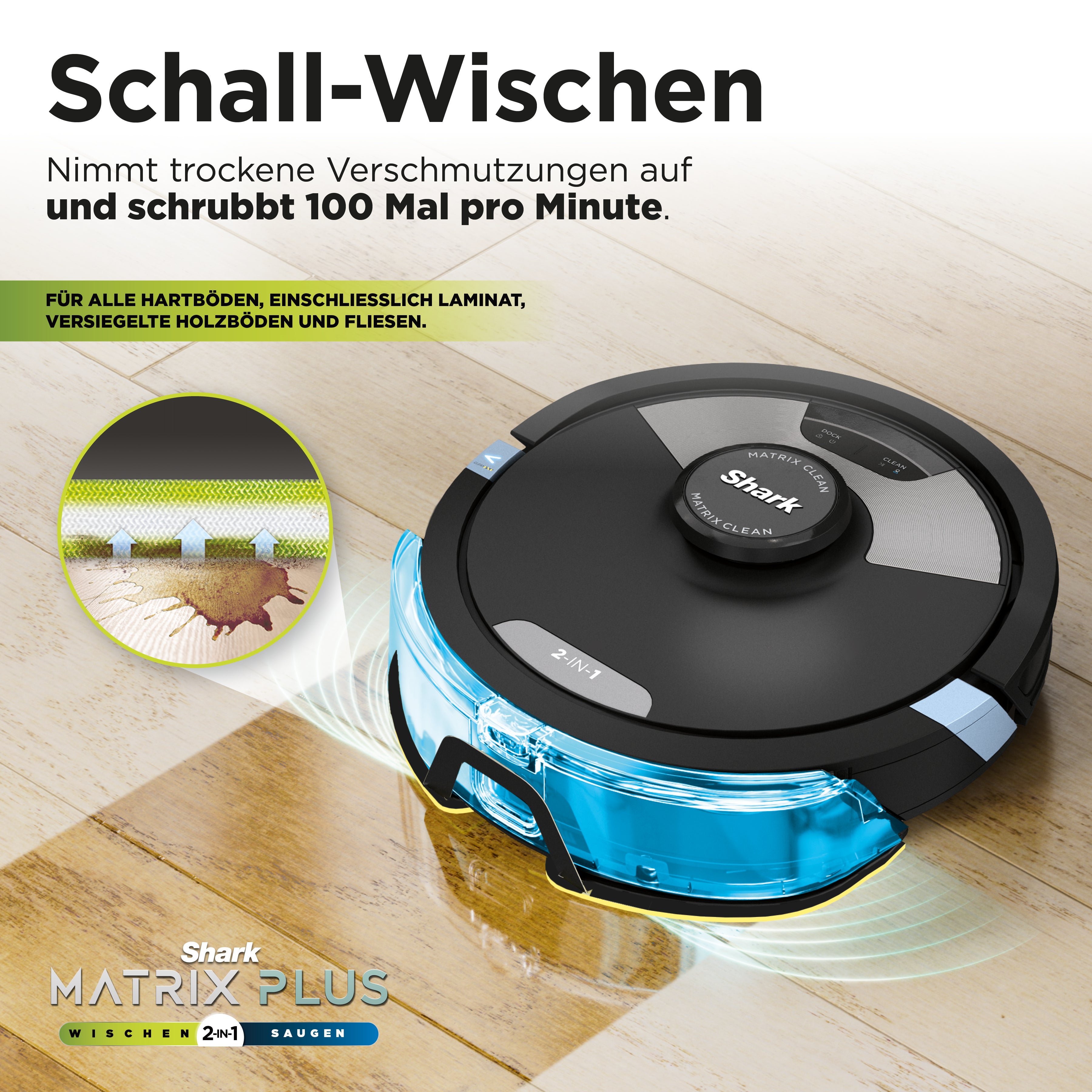 Shark RV2620WDCH 2-in-1 Saug- und Wischroboter