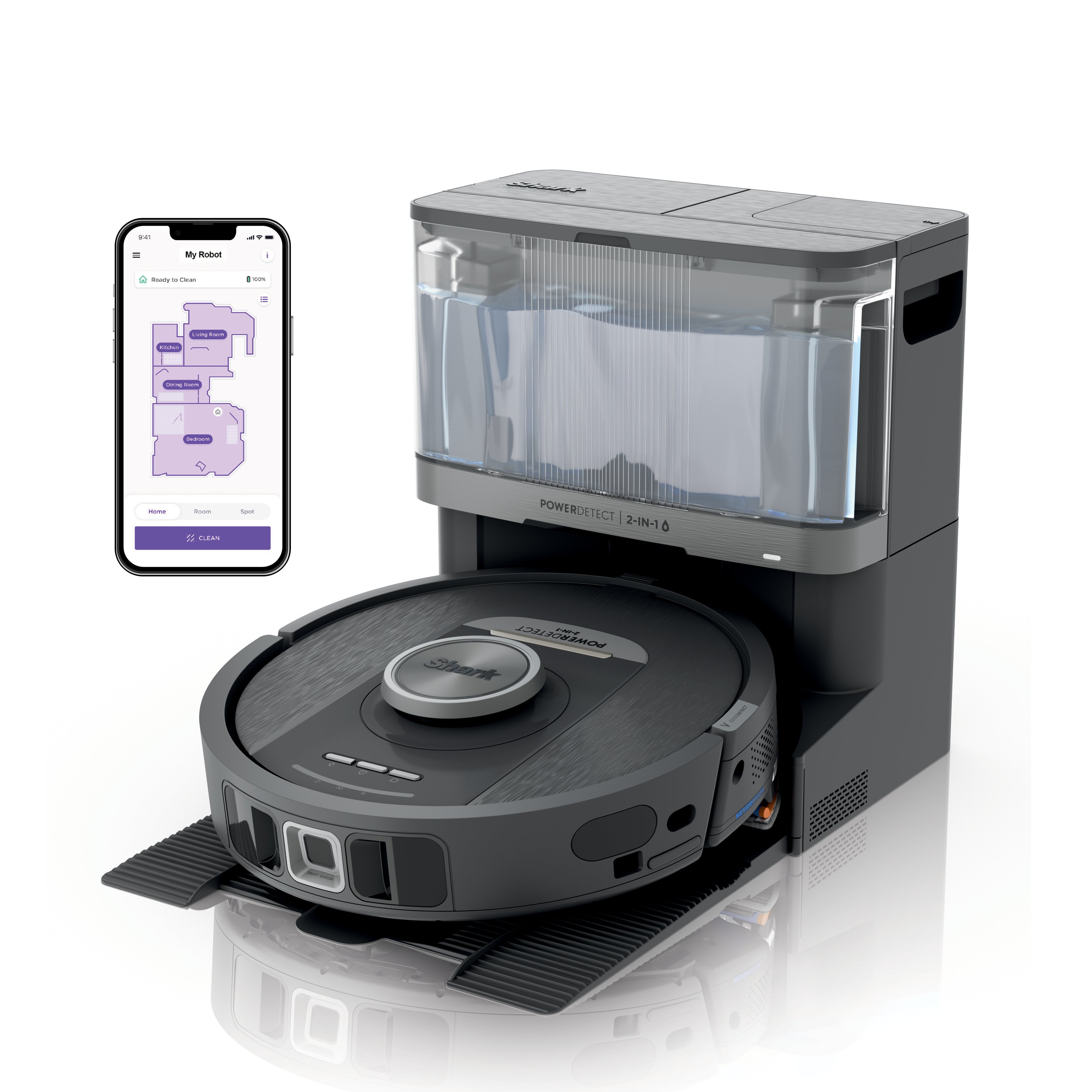 Shark RV2800YECH  2-in-1 Saug- und Wischroboter