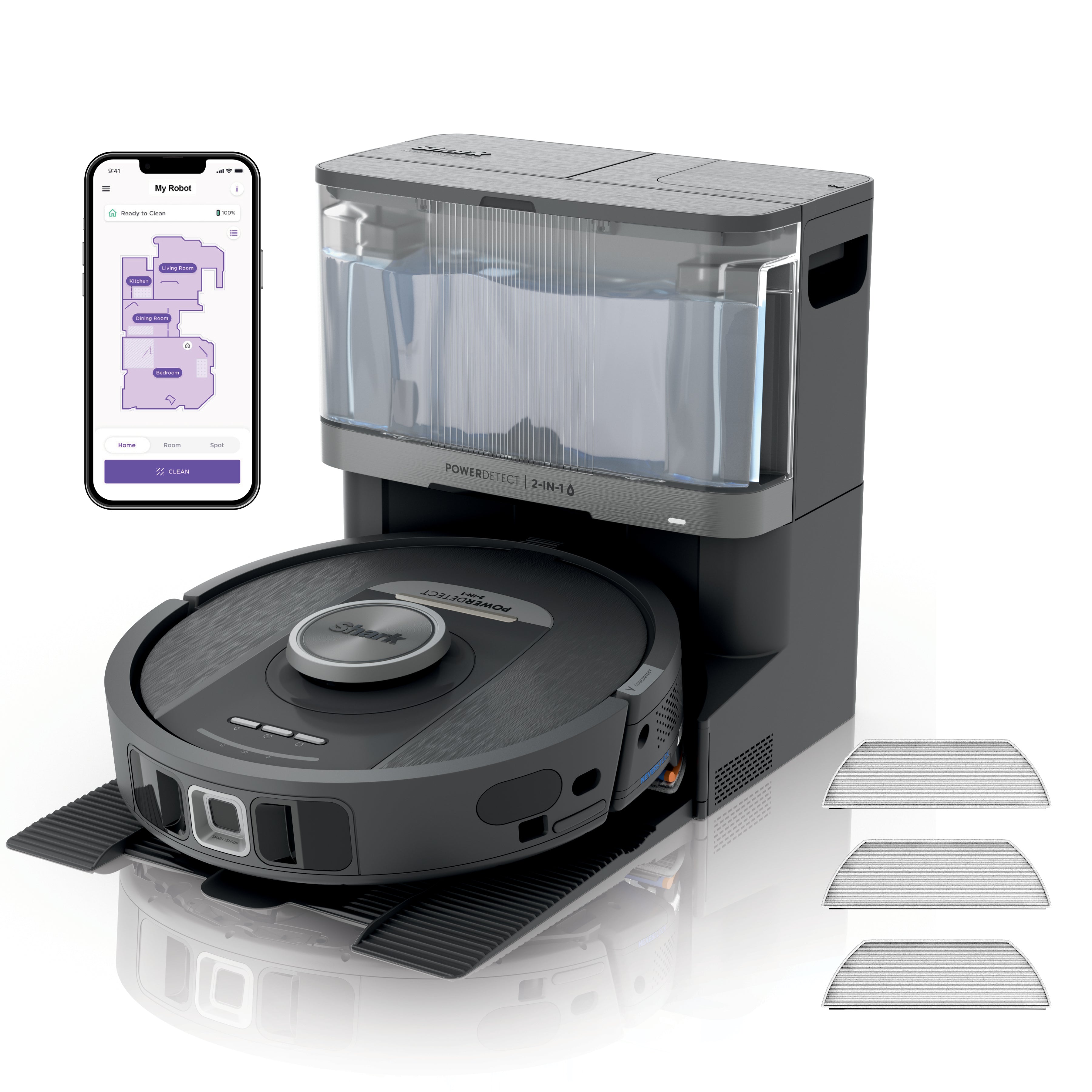 Shark RV2800YECH  2-in-1 Saug- und Wischroboter