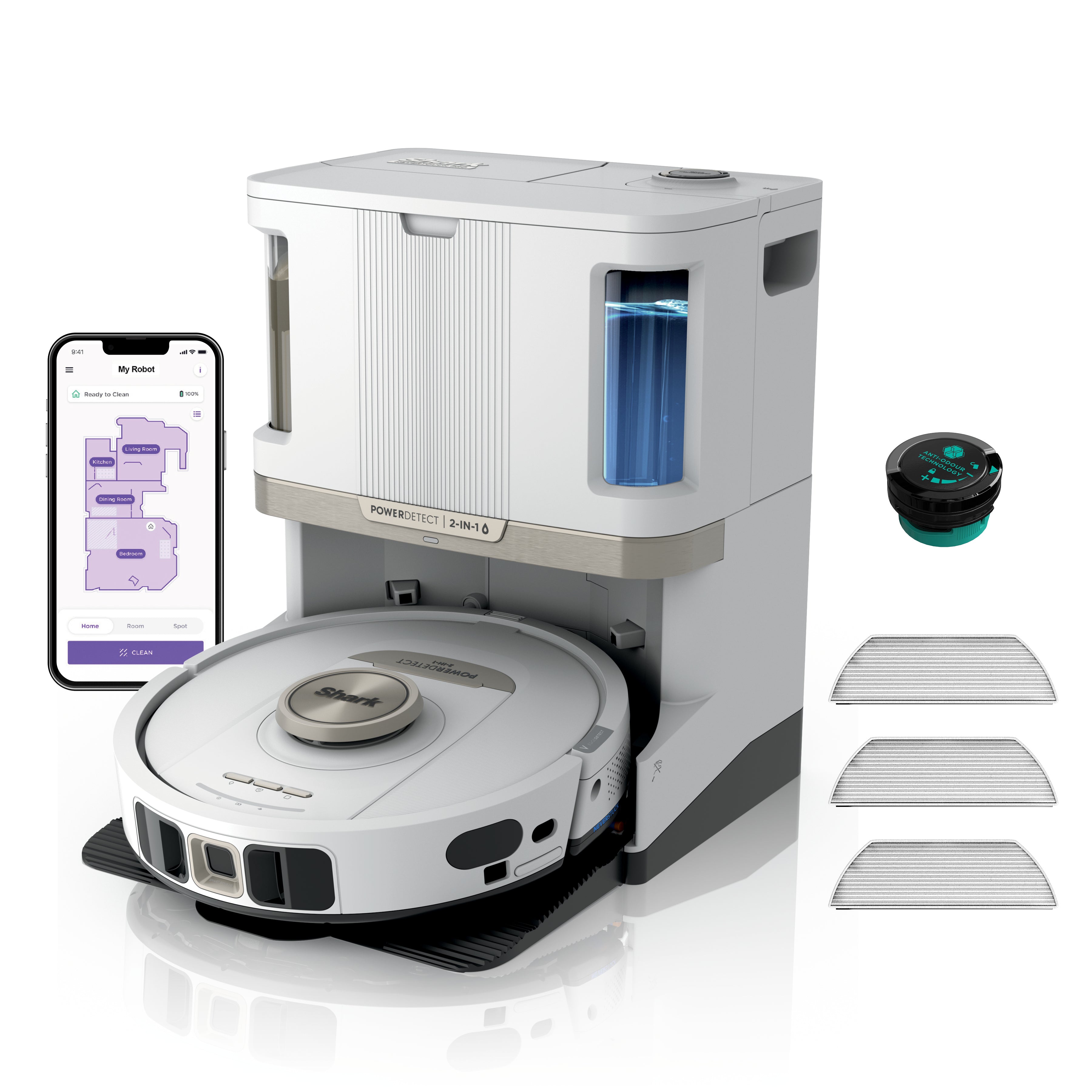 Shark RV2800ZECHWH 2-in-1 Saug- und Wischroboter