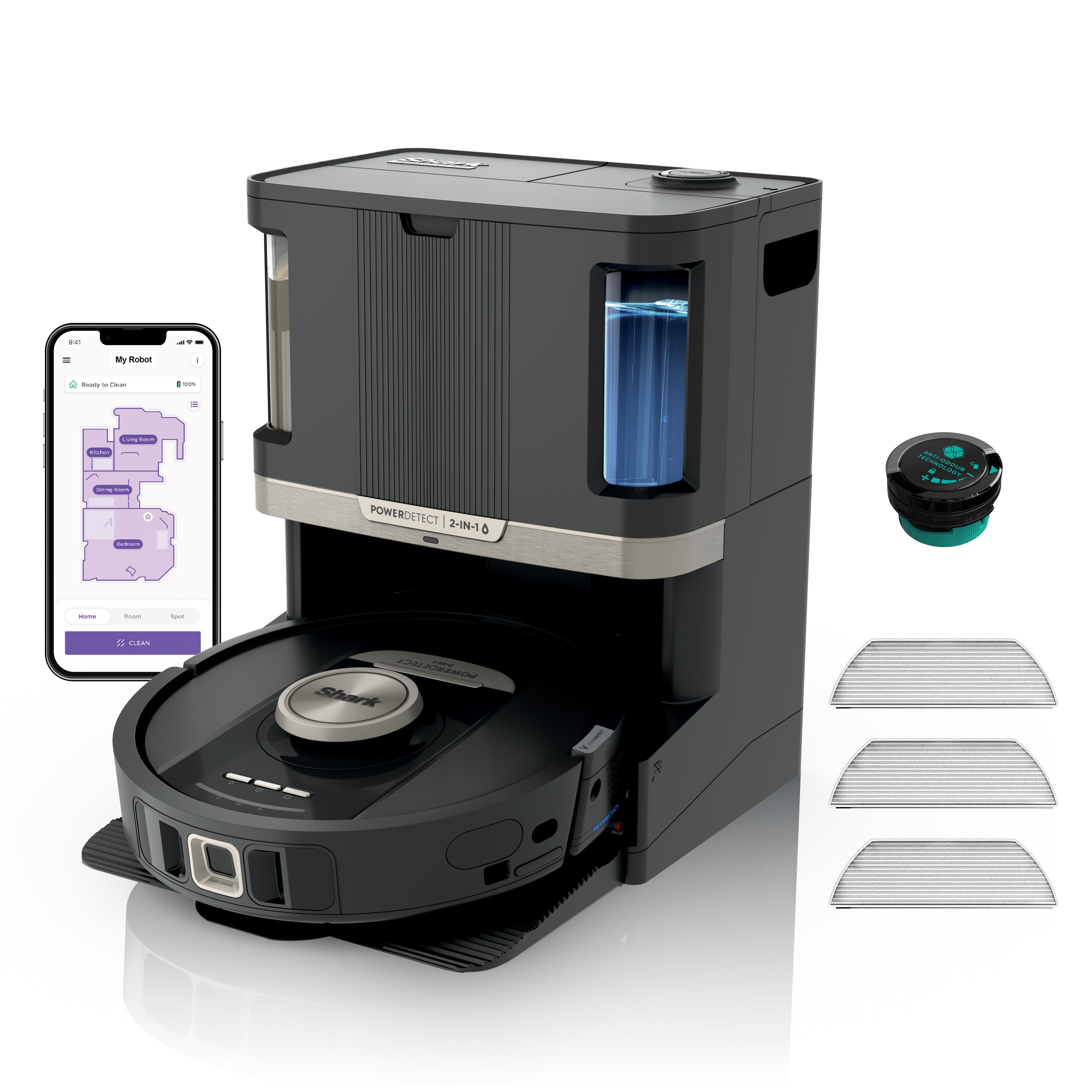 Shark RV2800ZECH 2-in-1 Saug- und Wischroboter