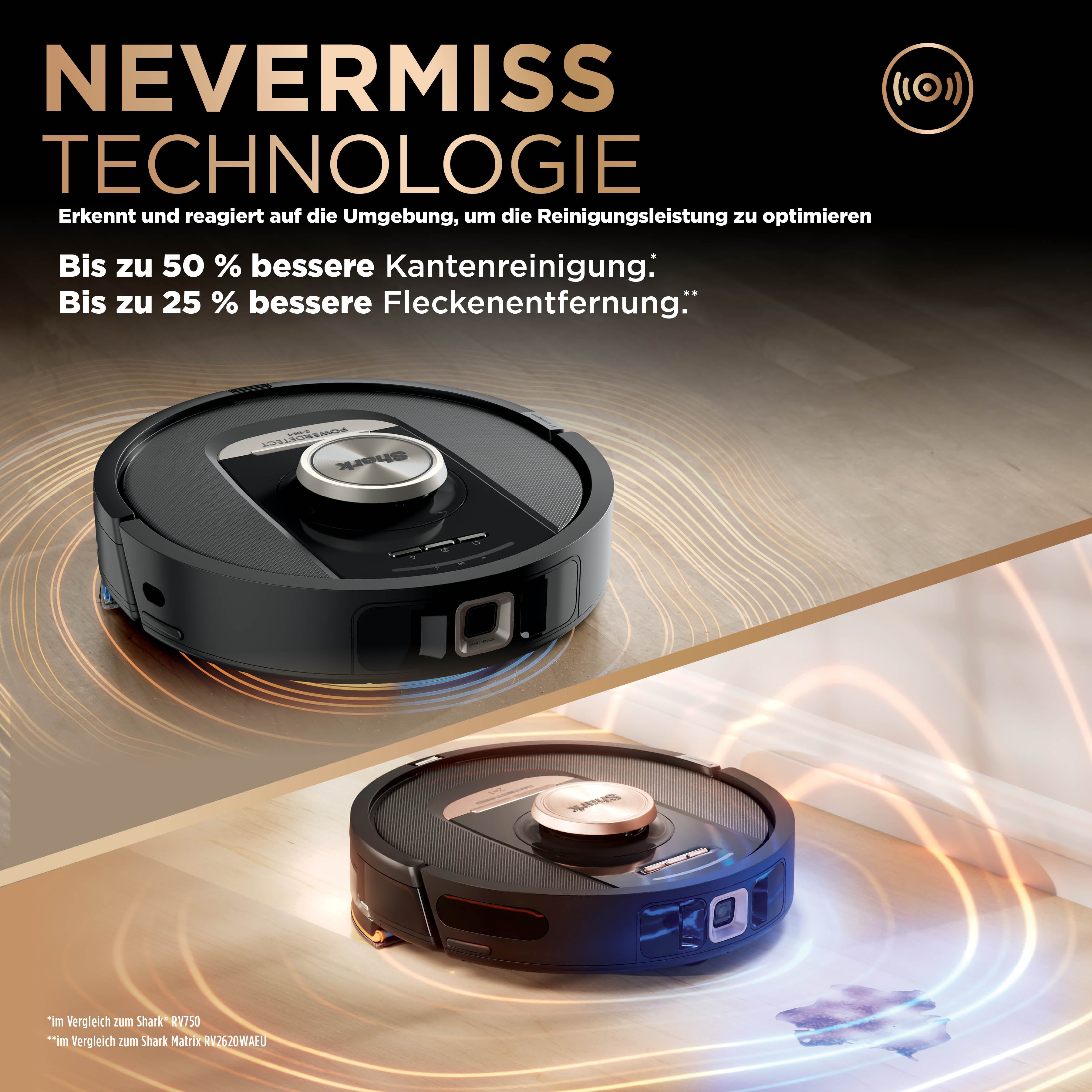 Shark RV2800ZECH 2-in-1 Saug- und Wischroboter