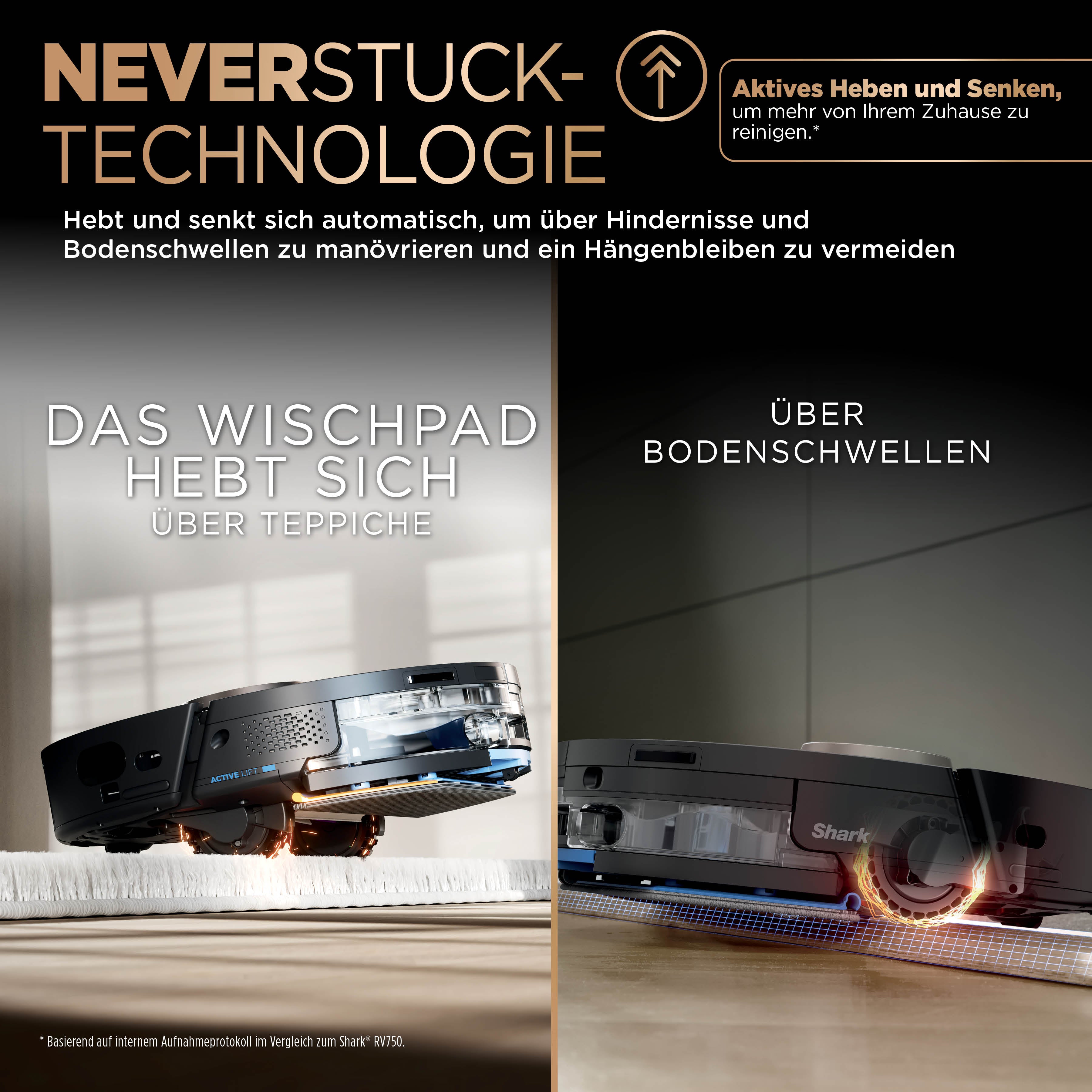 Shark RV2800ZECH 2-in-1 Saug- und Wischroboter