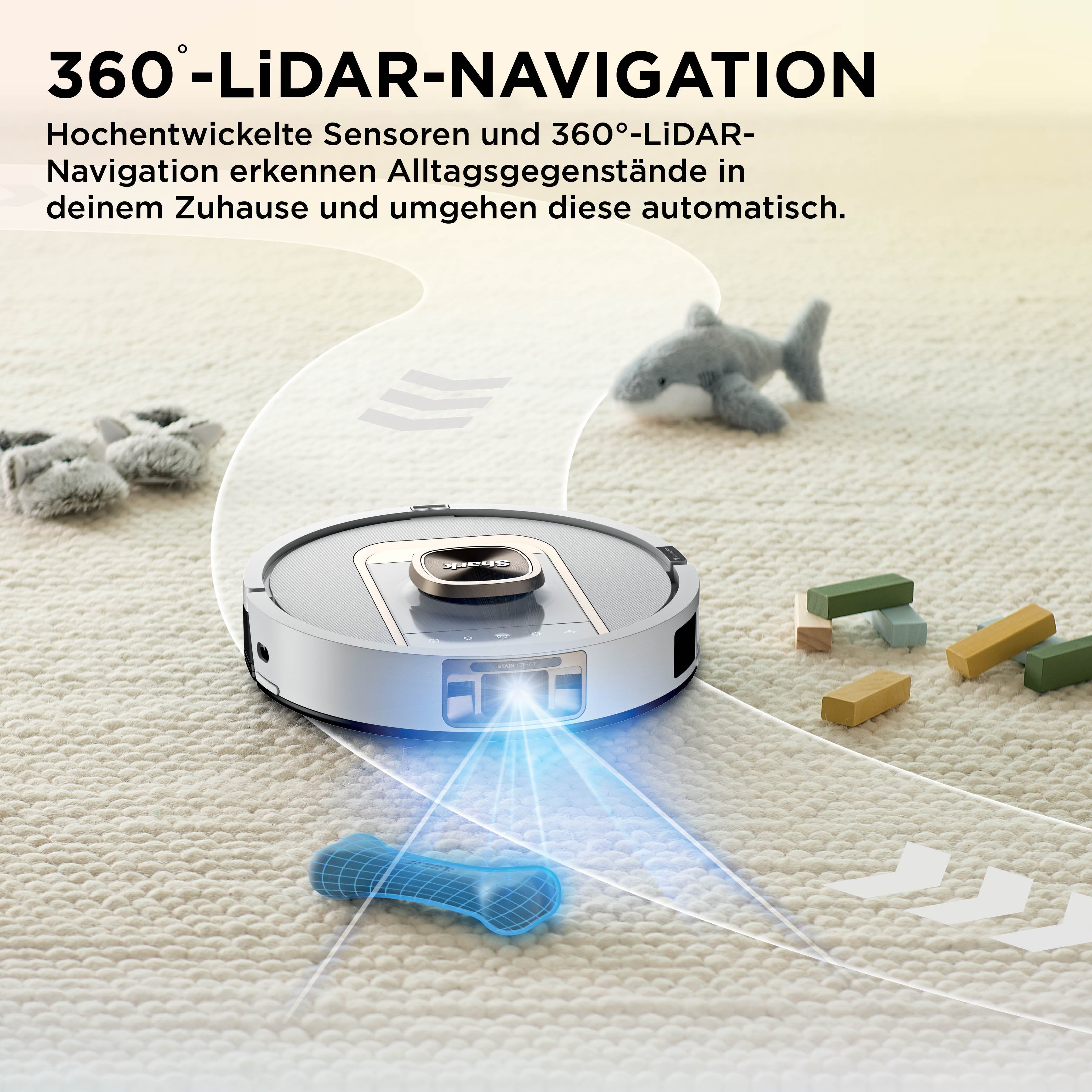 Shark RV2900XECHWH ThermaCharged 2-1 Roboter