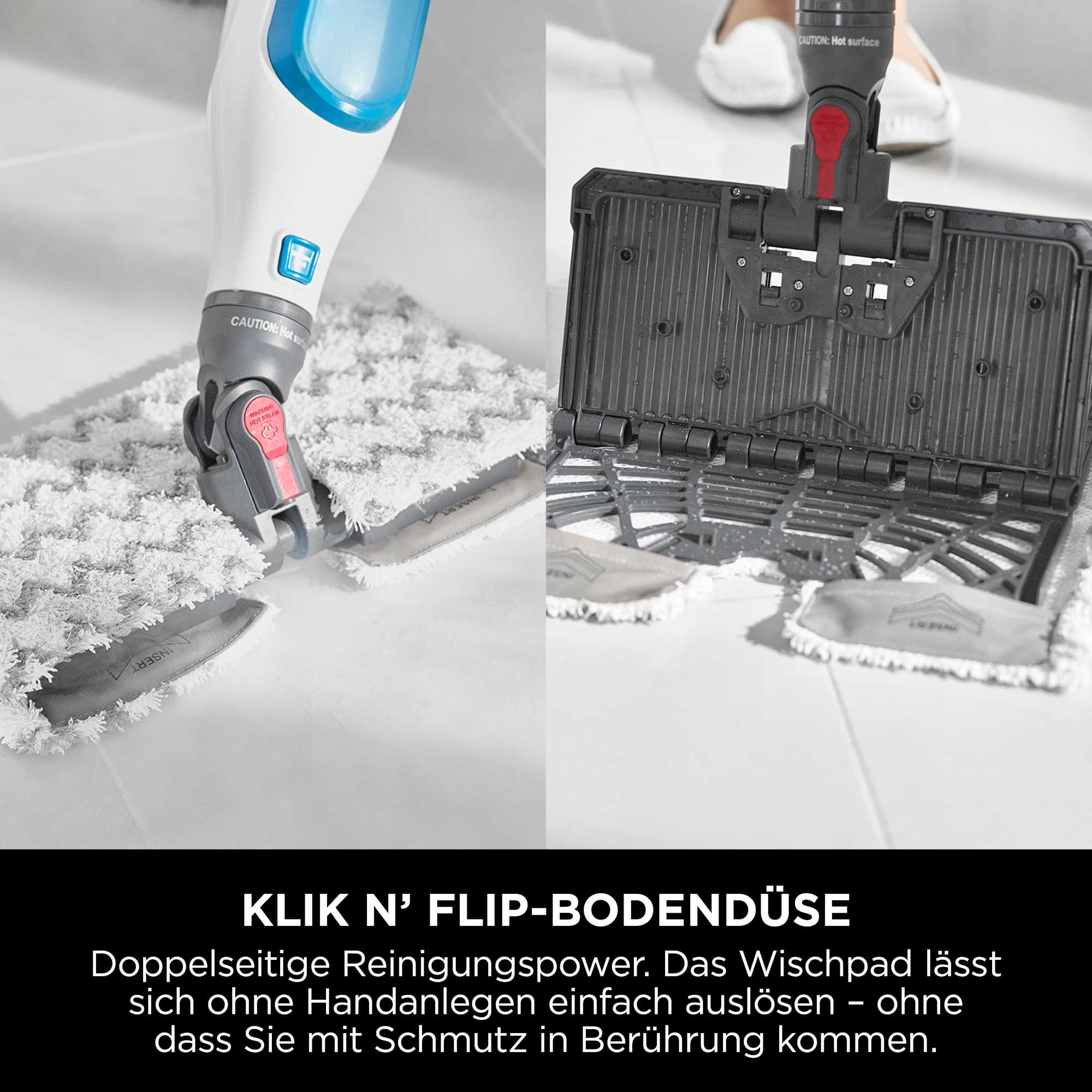 Shark S6001CH Klik n' Flip Dampfreiniger