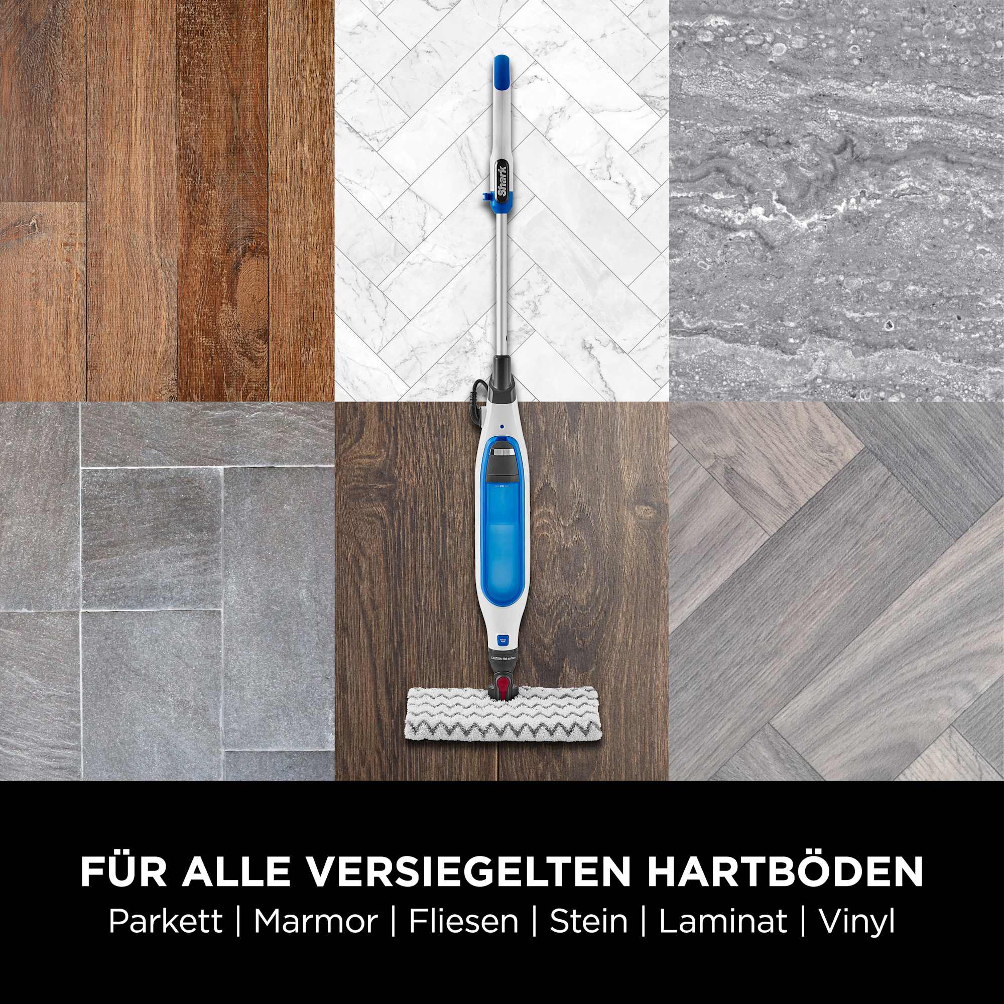 Shark S6001CH Klik n' Flip Dampfreiniger