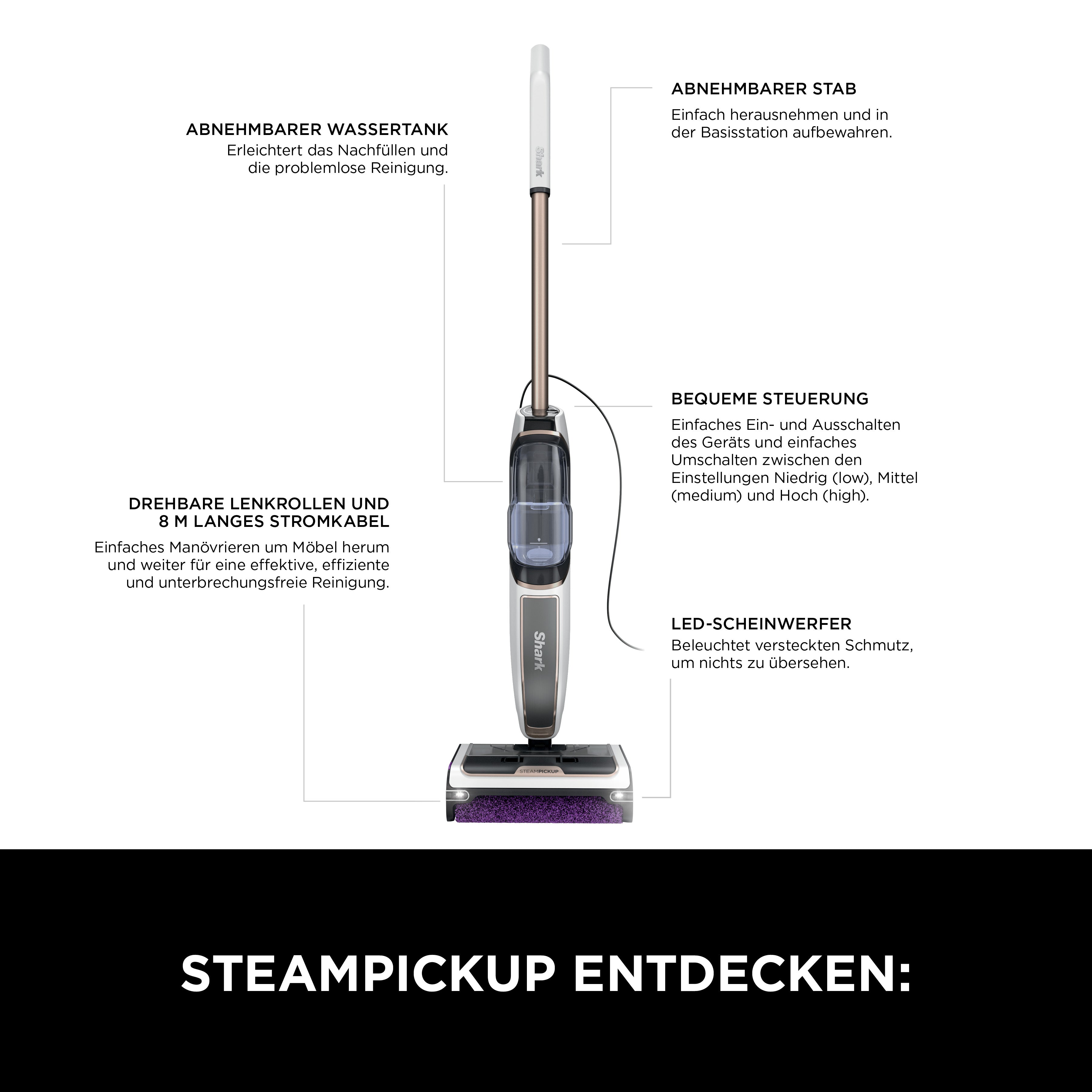 Shark SD200CH SteamPickUp Hartbodenreiniger