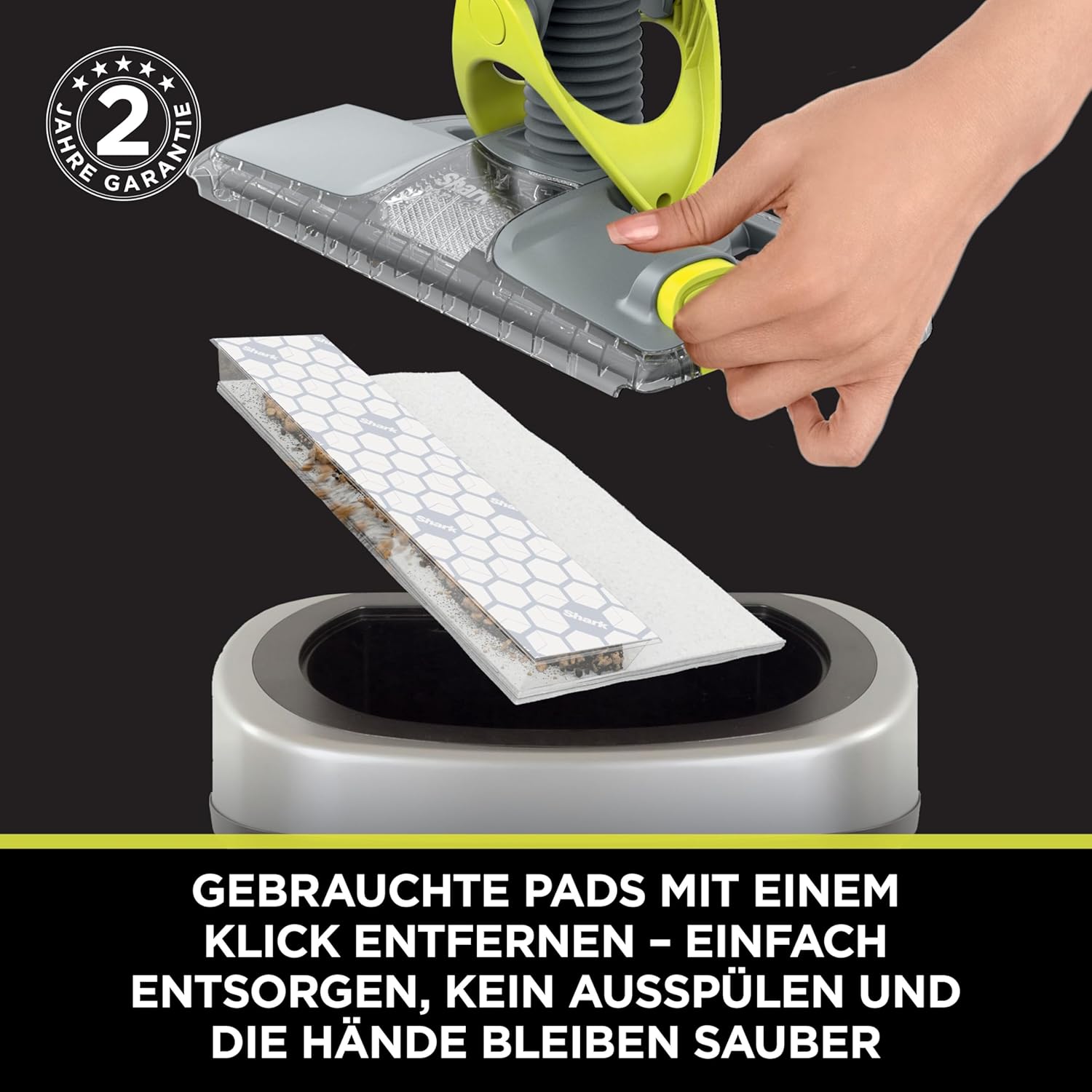 Shark VM200CH VacMop 2-1 Akku-Staubsauger & -Mopp